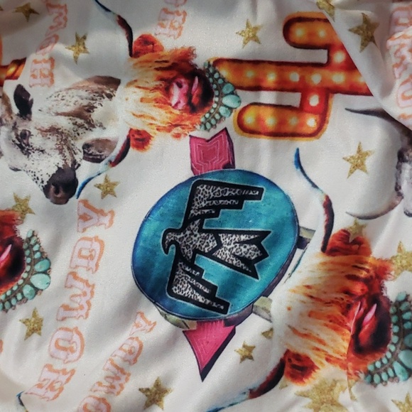 Fringe romper cattle cactus 6 To 12 Months Nwot - Picture 2 of 5